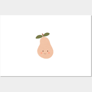 Pear Cutie Illustration 2 Posters and Art
